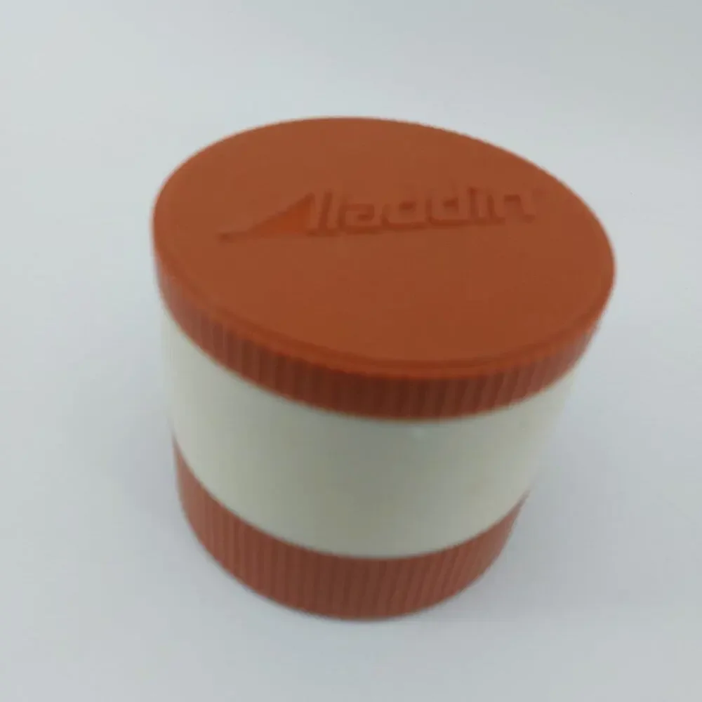 Vintage Aladdin Thermos 7000 Insulated Thermo Jar Hot Cold Orange